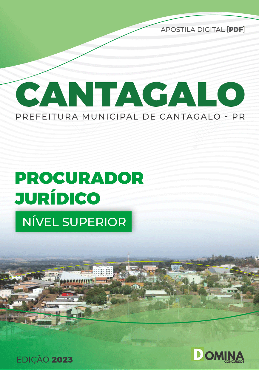 Apostila Pref Cantagalo PR 2023 Procurador Jurídico