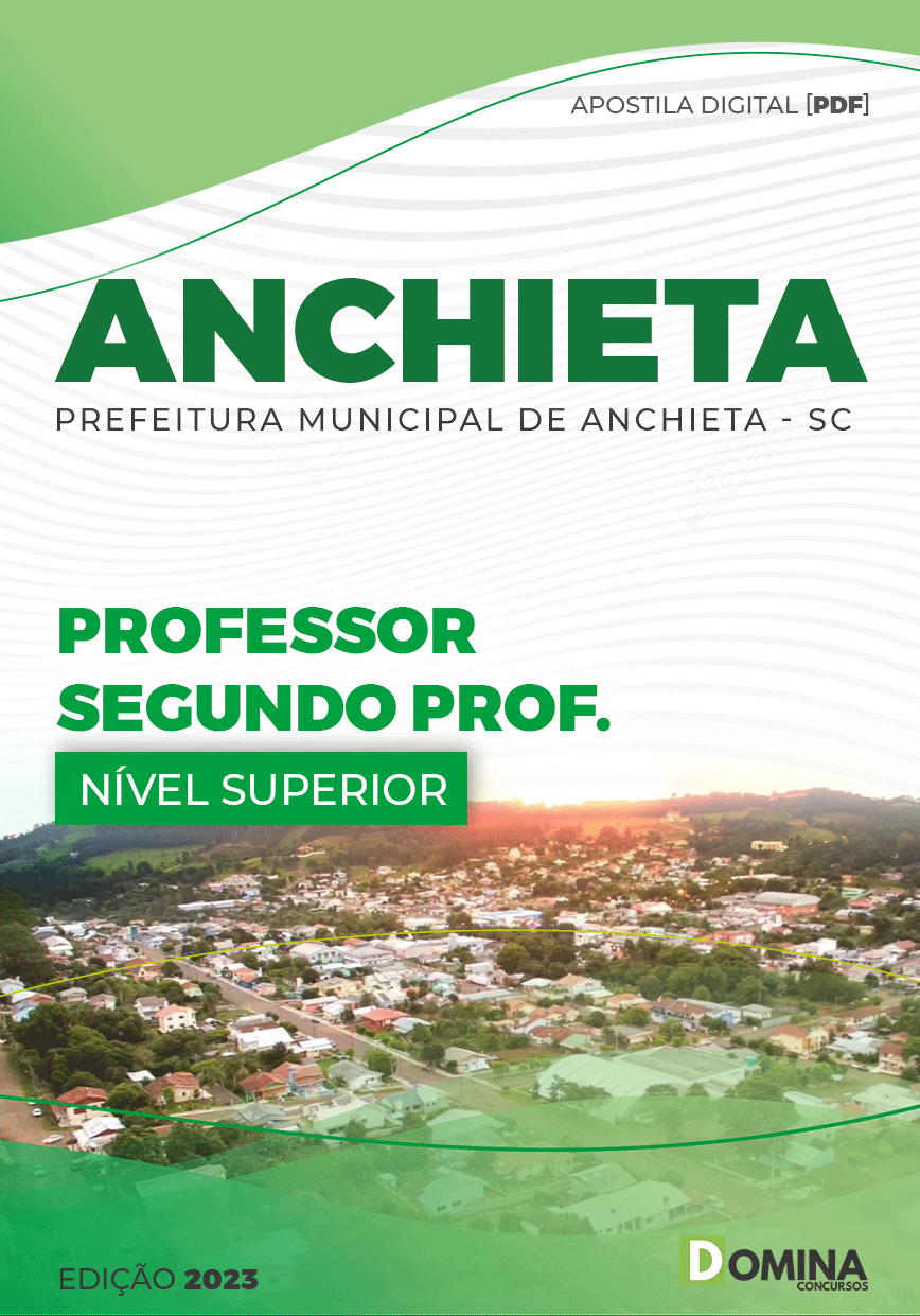 Apostila Pref Anchieta SC 2023 Professor Segundo Professor