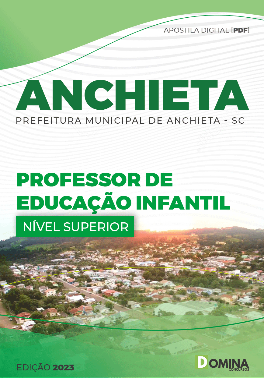 Apostila Pref Anchieta SC 2023 Professor Educação Infantil