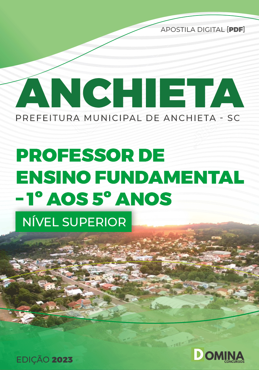 Apostila Pref Anchieta SC 2023 Professor Ensino Fundamental