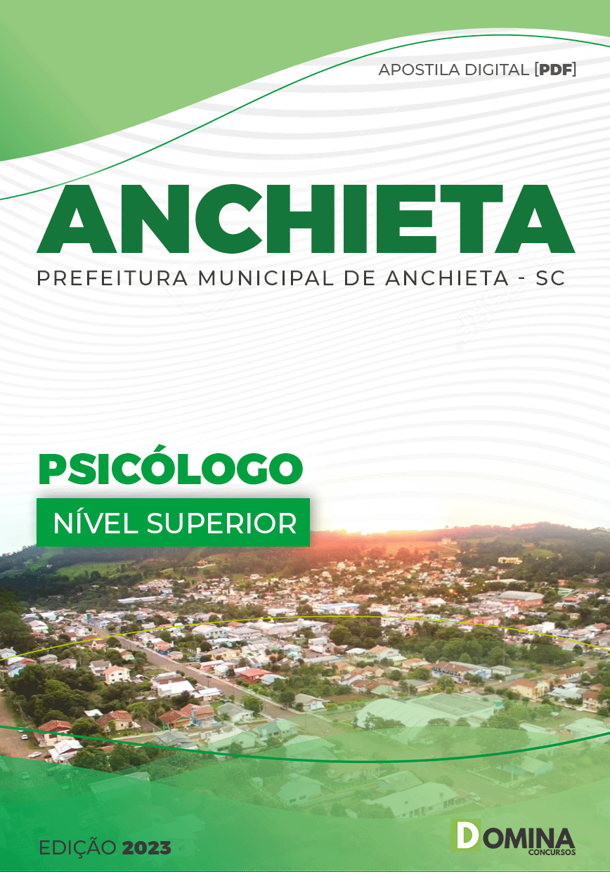Apostila Concurso Pref Anchieta SC 2023 Psicólogo