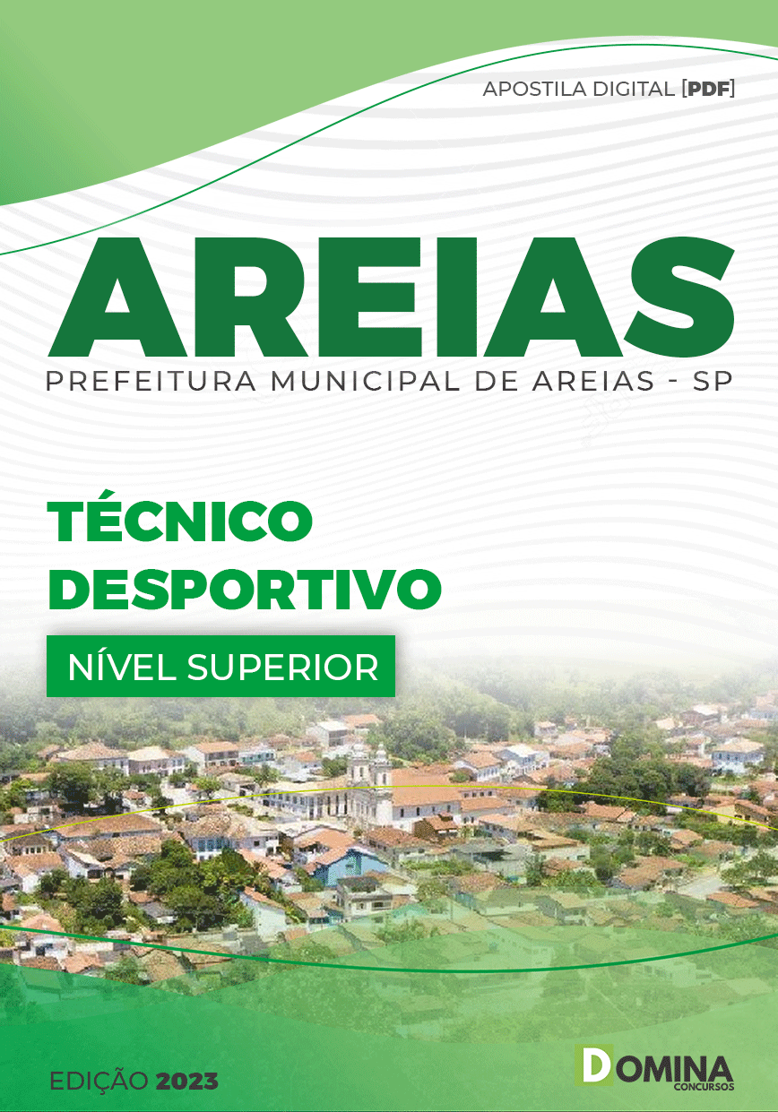 Apostila Digital Pref Areias SP 2023 Técnico Desportivo