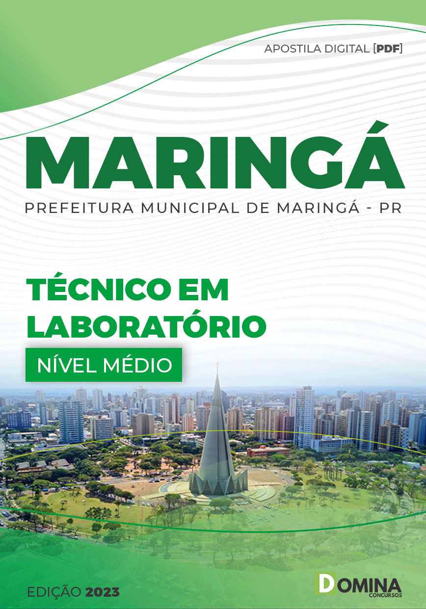Apostila Concurso Pref Maringá SP 2023 Técnico Laboratório