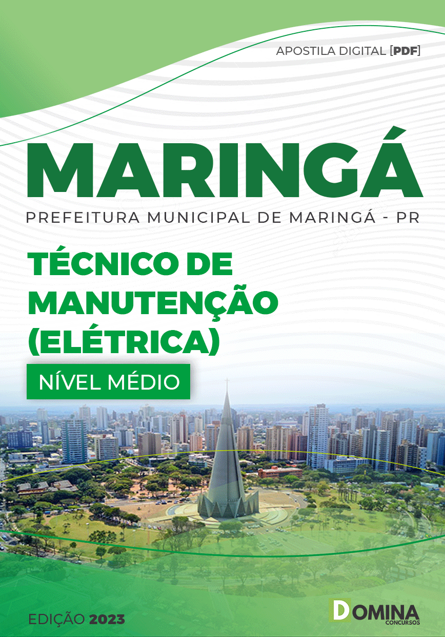 Apostila Pref Maringá PR 2023 Técnico Manutenção Refrigeração