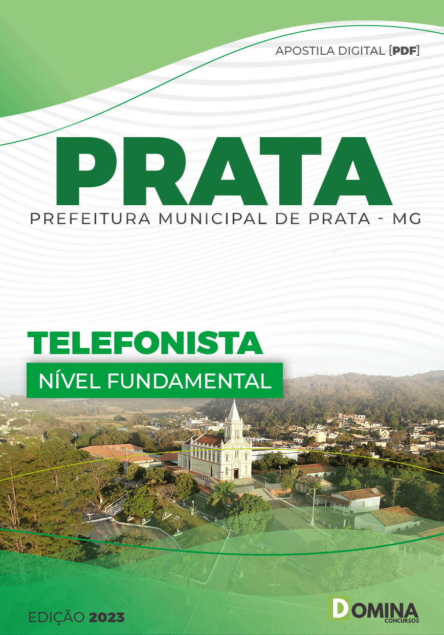 Apostila Concurso Pref Prata MG 2023 Telefonista
