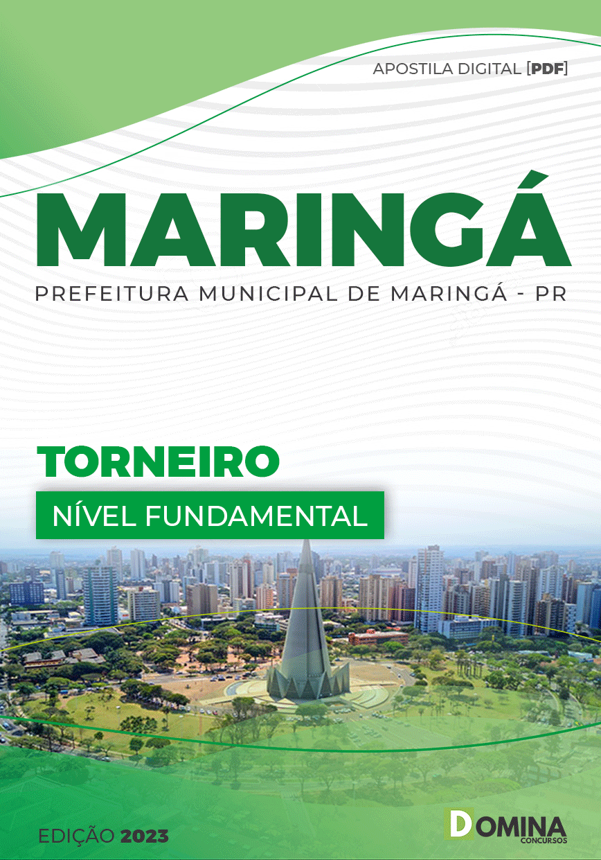Apostila Concurso Pref Maringá SP 2023 Torneiro Mecânico
