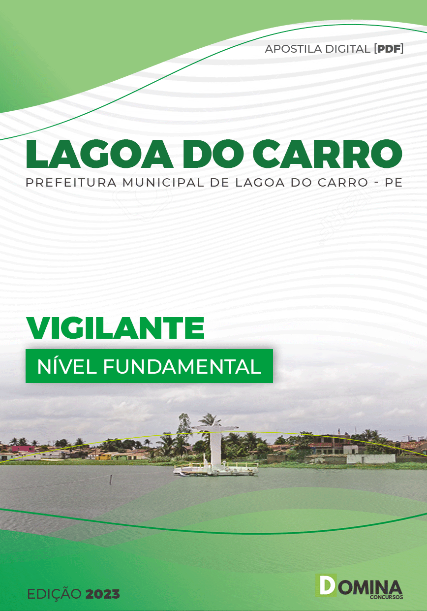 Apostila Concurso Pref Lagoa Carro PE 2023 Vigilante