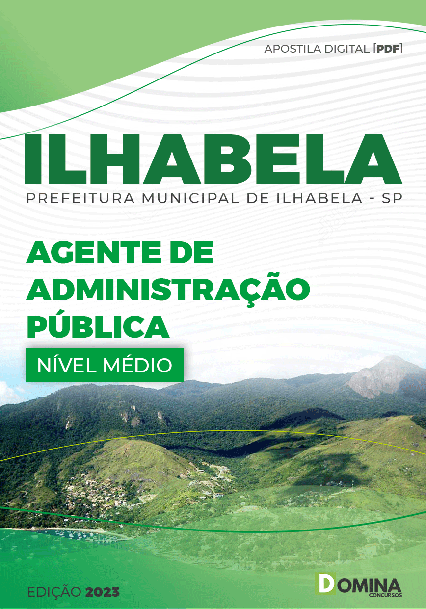 Apostila Pref Ilhabela SP 2023 Agente Administração Pública