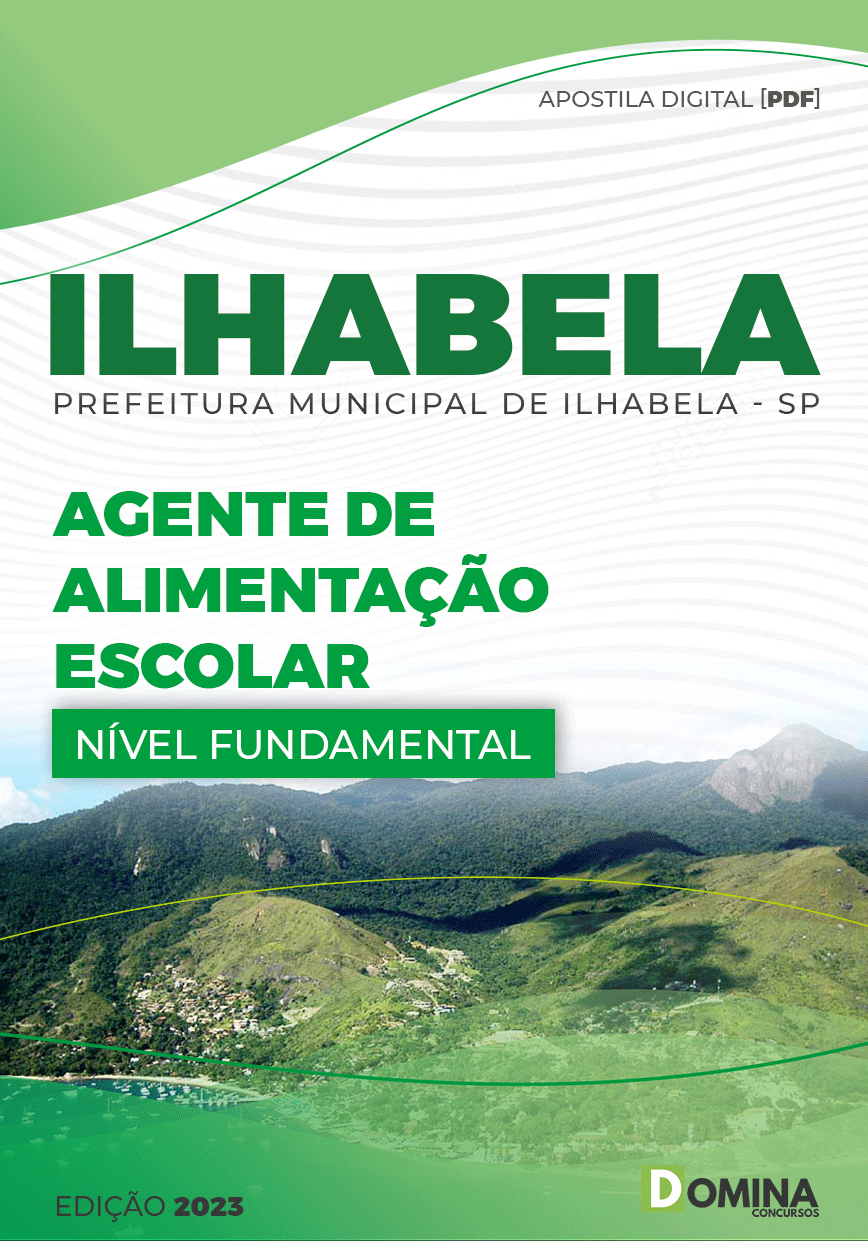 Apostila Pref Ilhabela SP 2023 Agente Alimentação Escolar