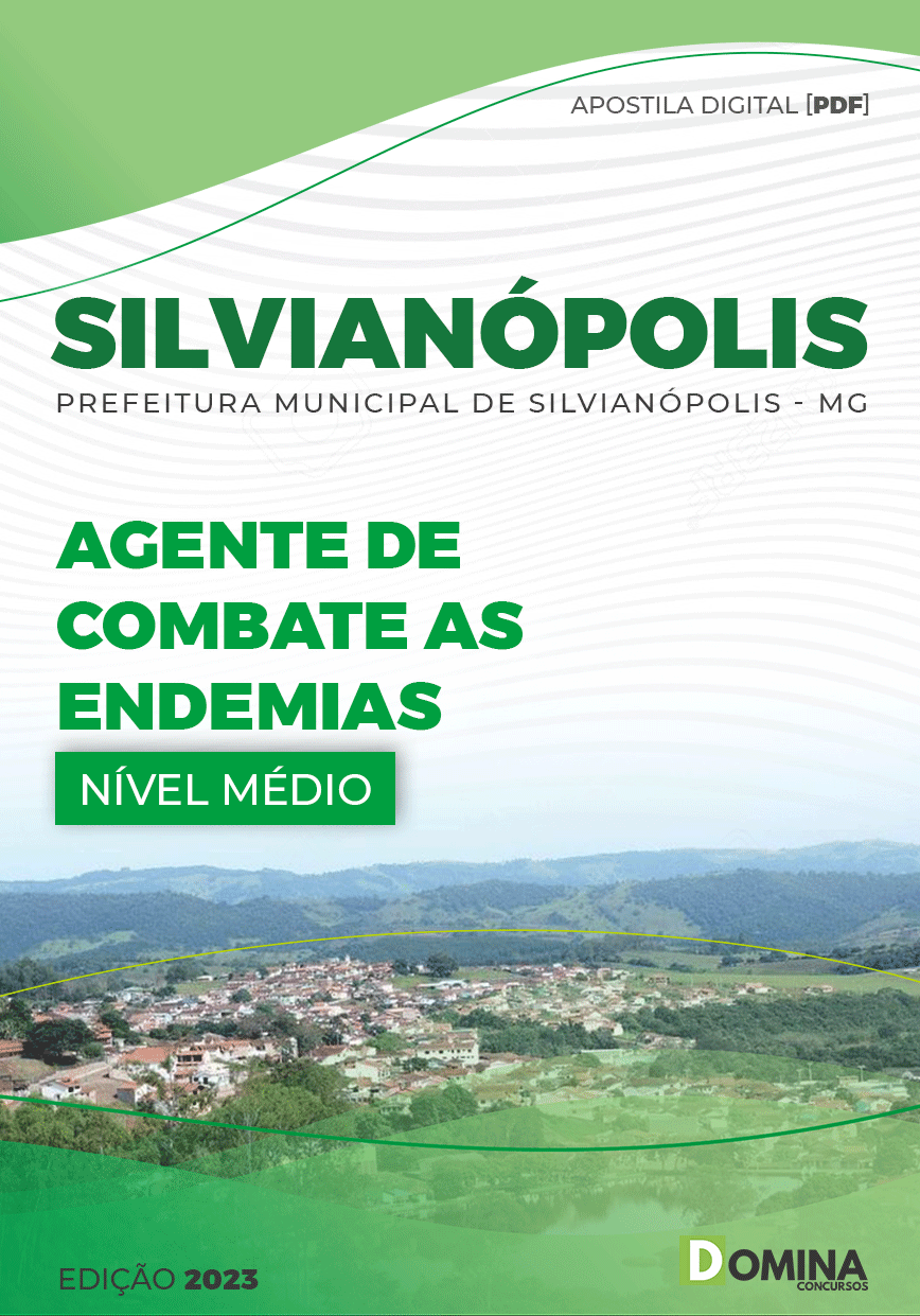 Apostila Pref Silvianópolis MG 2023 Agente Combate Endemias
