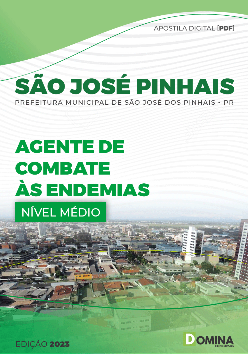 Apostila Pref São José Pinhais PR 2023 Agente Combate Endemias
