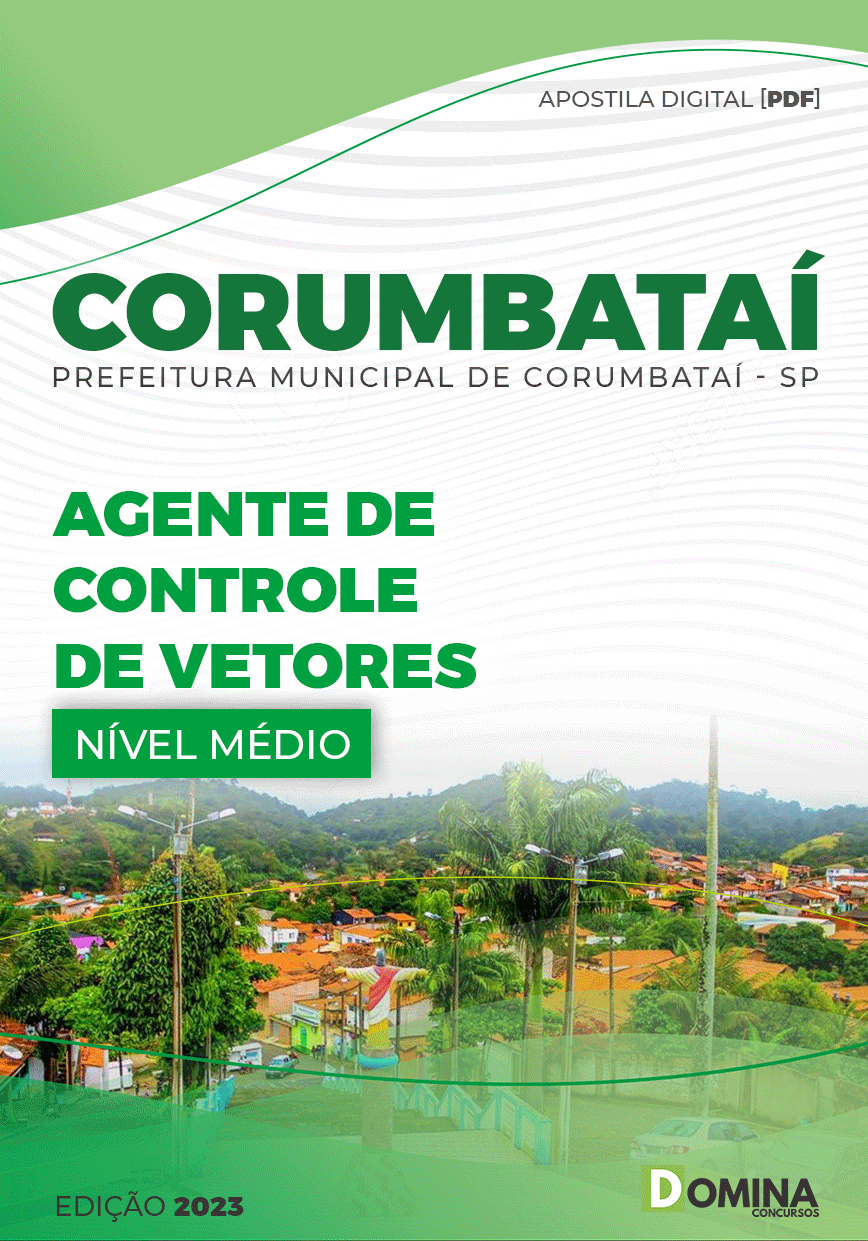 Apostila Pref Corumbataí SP 2023 Agente Controle Vetores