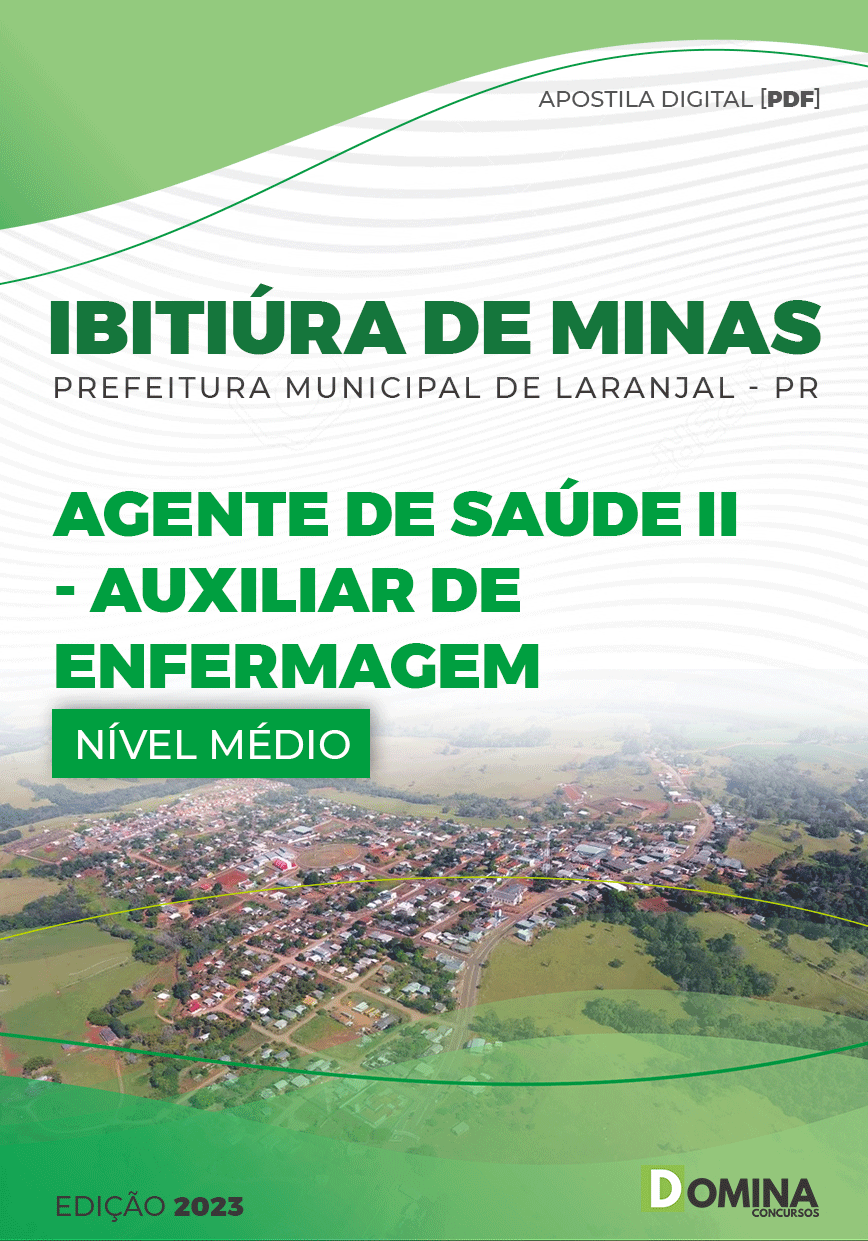 Apostila Digital Pref Ibitiúra MG 2023 Auxiliar Enfermagem