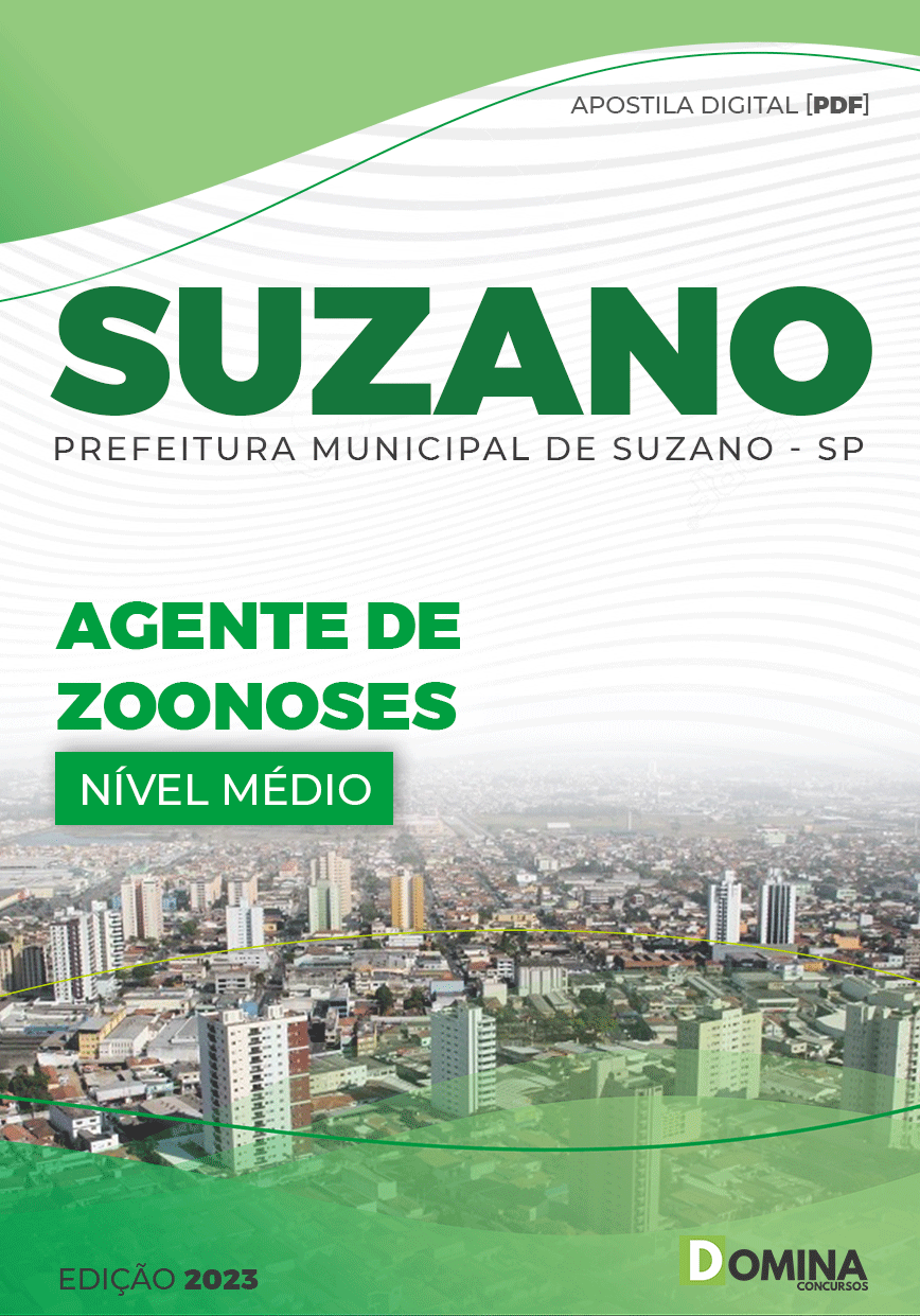 Apostila Concurso Pref Suzano SP 2023 Agente Zoonoses