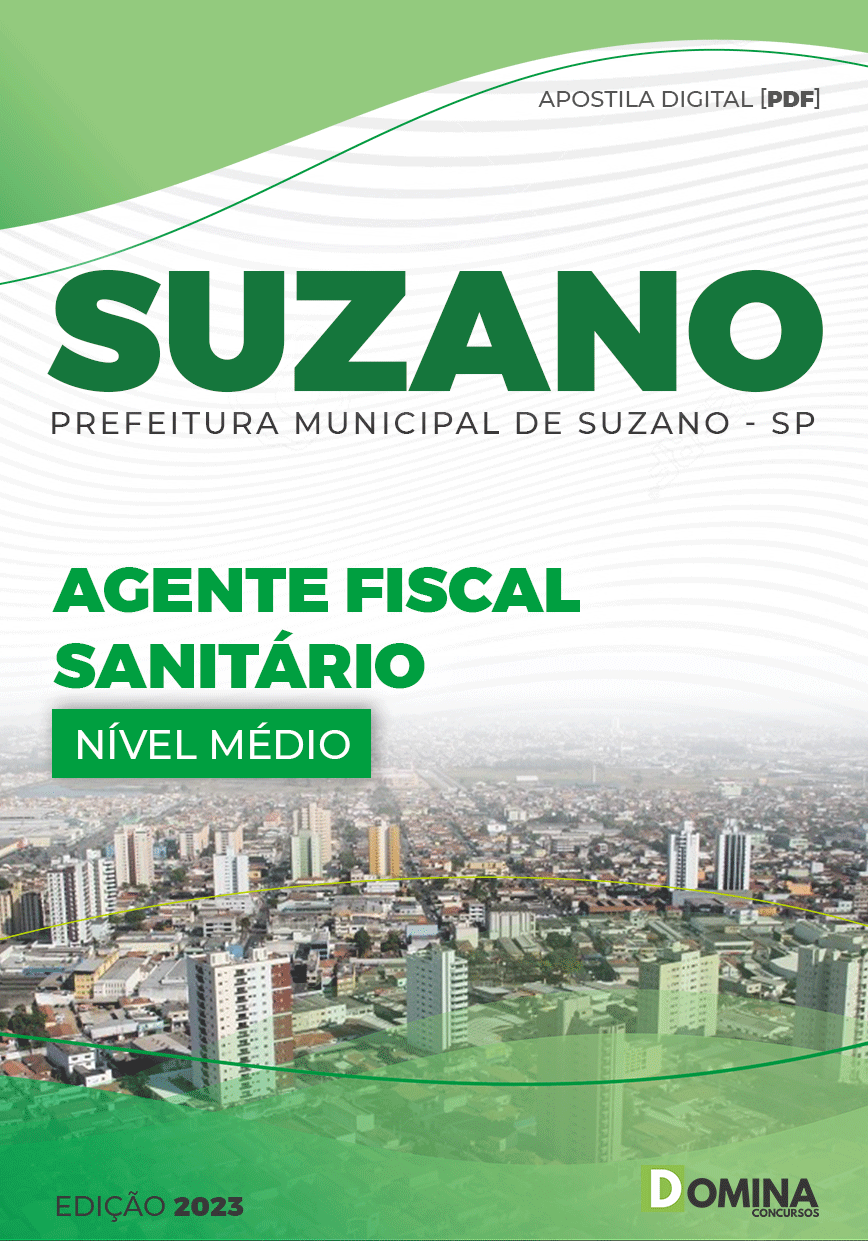 Apostila Concurso Pref Suzano SP 2023 Agente Fiscal Sanitário