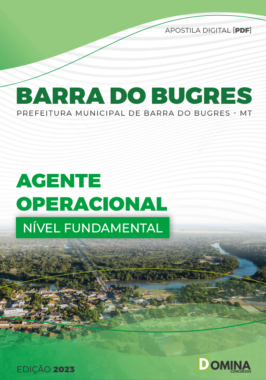 Apostila Pref Barra Bugres MT 2023 Agente Operacional