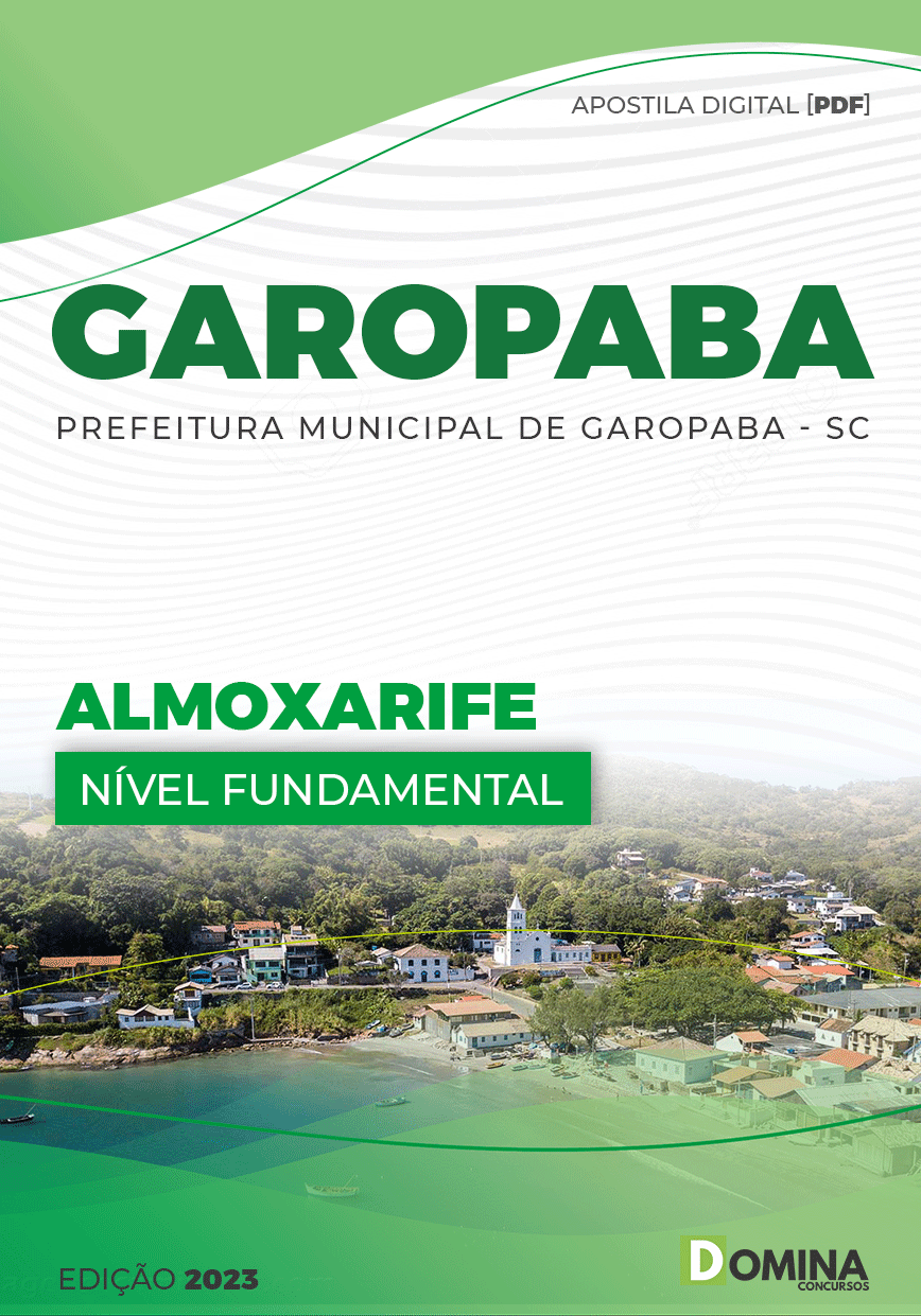 Apostila Concurso Pref Garopaba SC 2023 Almoxarife