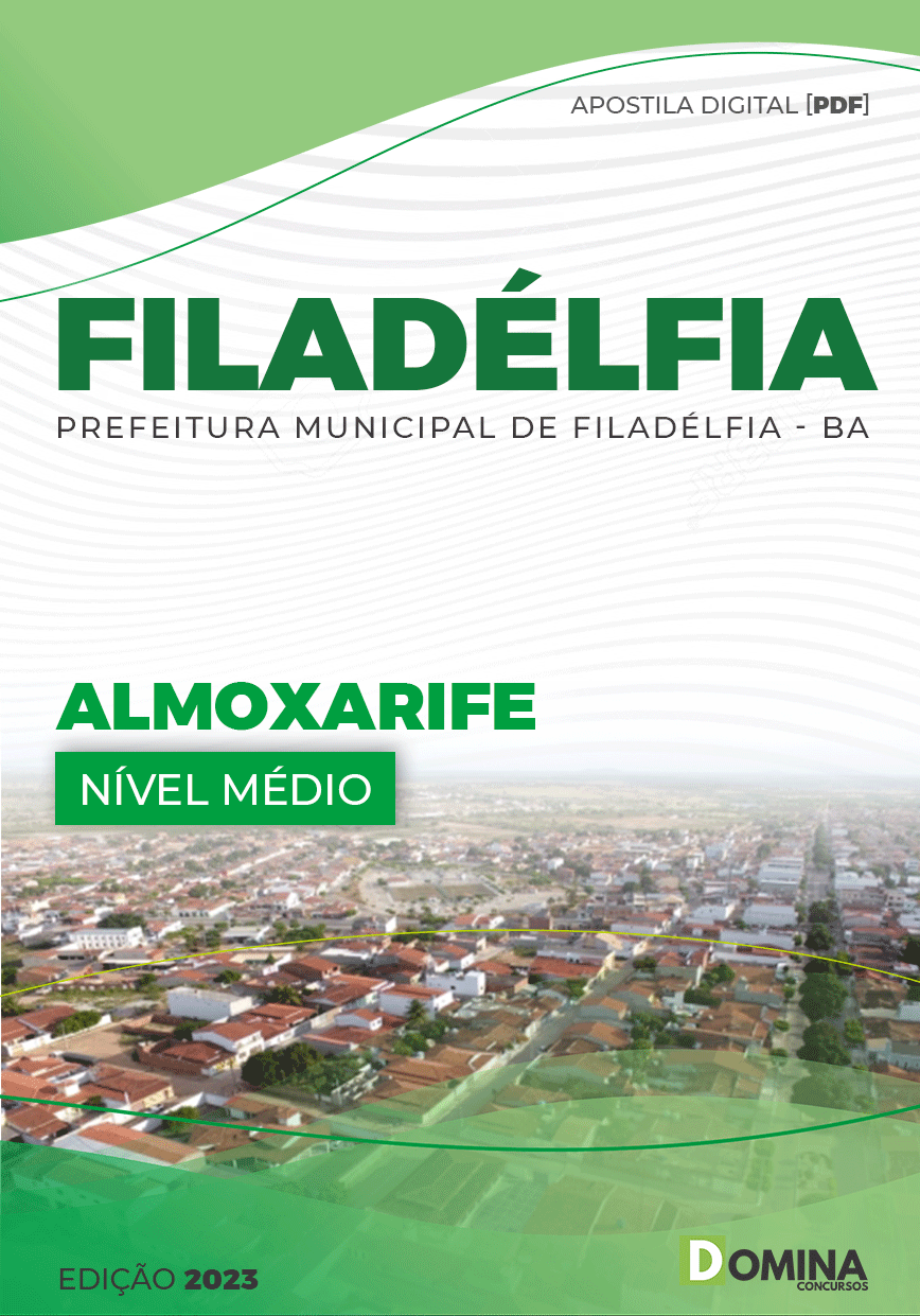 Apostila Concurso Pref Filadélfia BA 2023 Almorarife