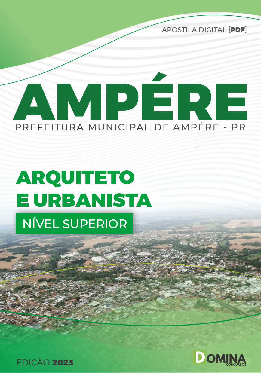 Apostila Concurso Pref Ampére PR 2023 Arquiteto Urbanismo