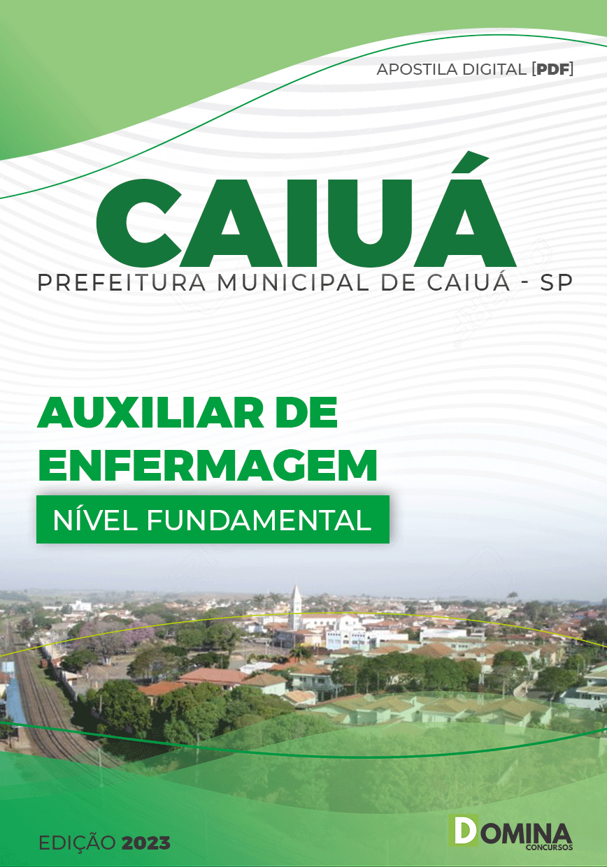 Apostila Concurso Pref Caiuá SP 2023 Auxiliar Enfermagem