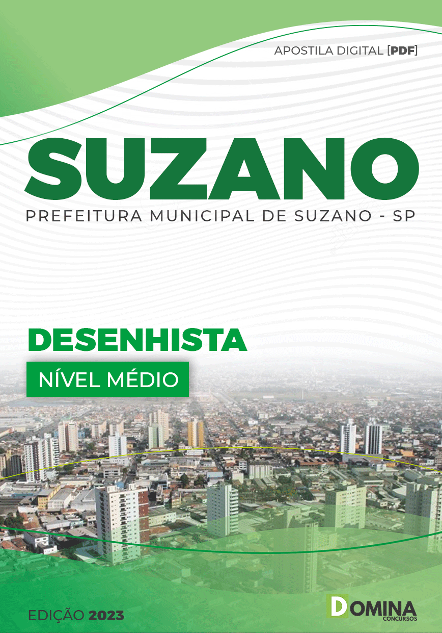 Apostila Concurso Pref Suzano SP 2023 Desenhista