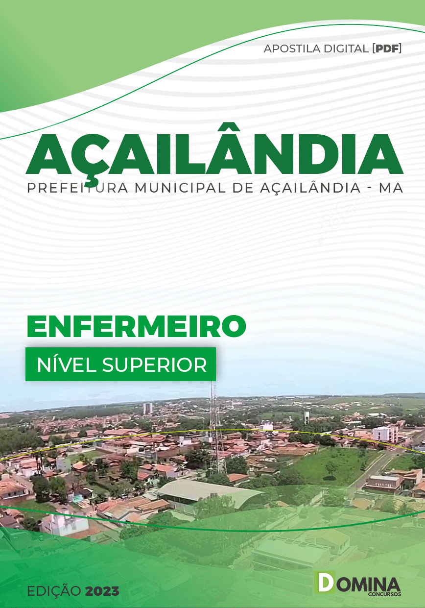 Apostila Digital Pref Açailândia MA 2023 Enfermeiro