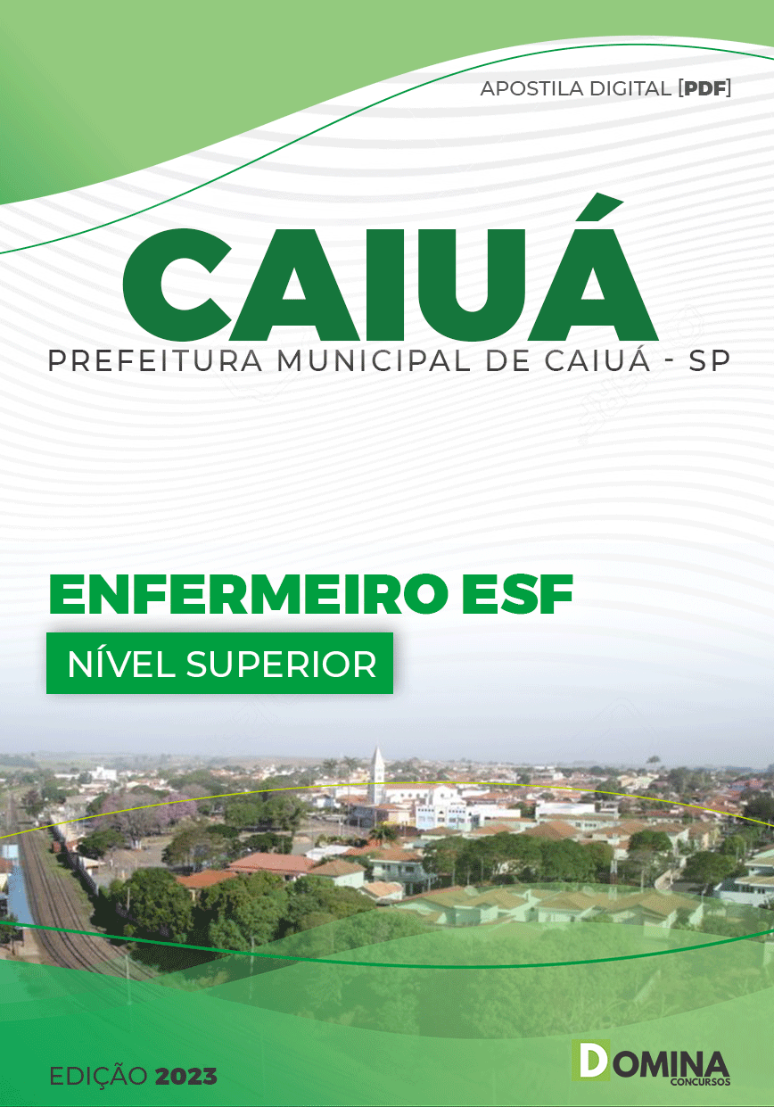 Apostila Concurso Pref Caiuá SP 2023 Enfermeiro ESF
