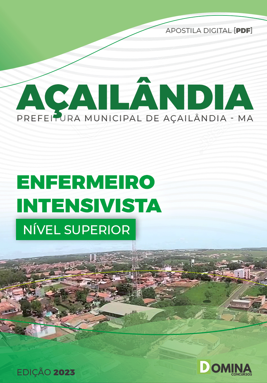 Apostila Pref Açailândia MA 2023 Enfermeiro Intensivista