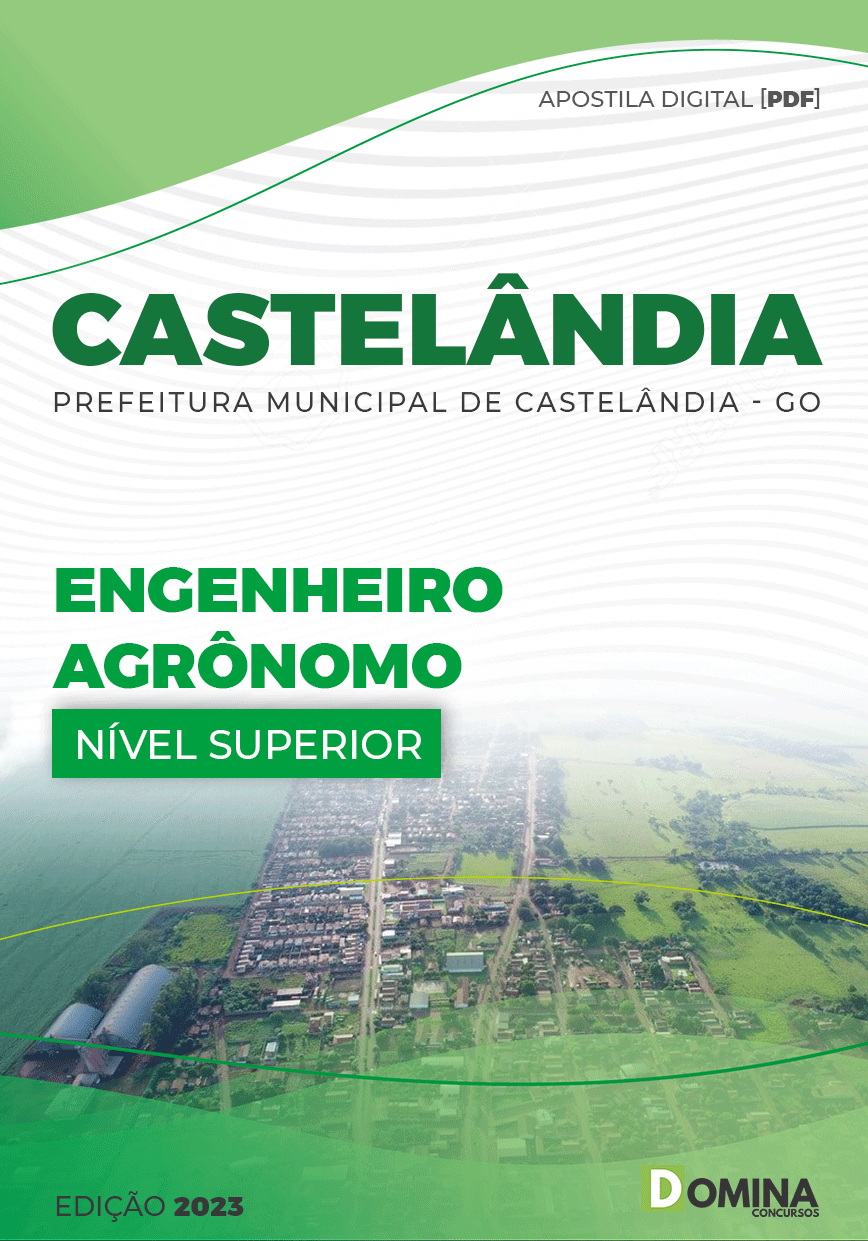 Apostila Pref Castelândia GO 2023 Engenheiro Agronômo
