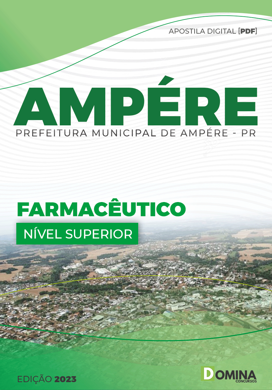 Apostila Concurso Pref Ampére PR 2023 Farmacêutico