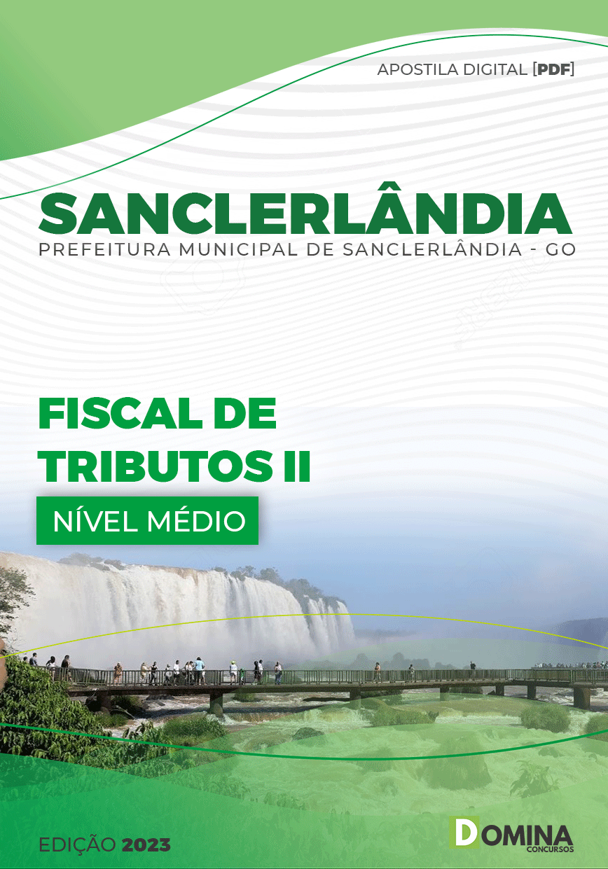 Apostila Pref Sanclerlândia GO 2023 Fiscal Tributo II