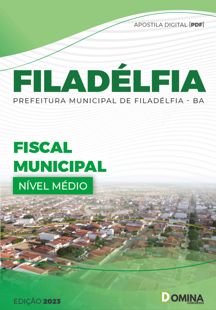 Apostila Concurso Pref Filadélfia BA 2023 Fiscal Municipal