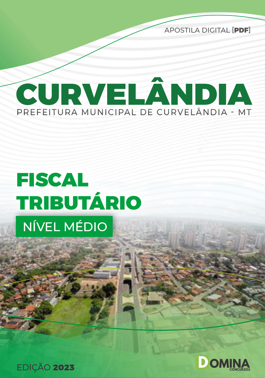 Apostila Pref Curvelândia MT 2023 Fiscal Tributário