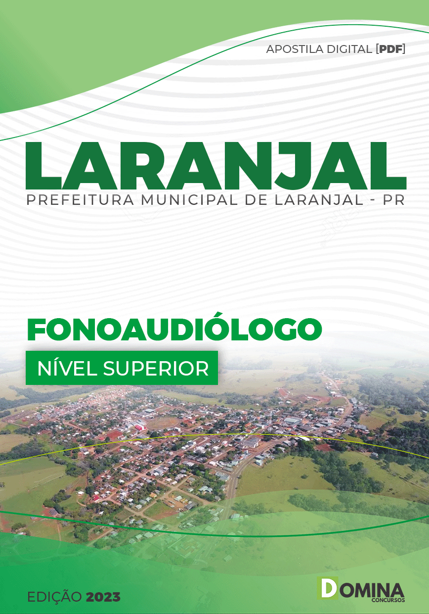 Apostila Concurso Pref Laranjal PR 2023 Fonoaudiólogo