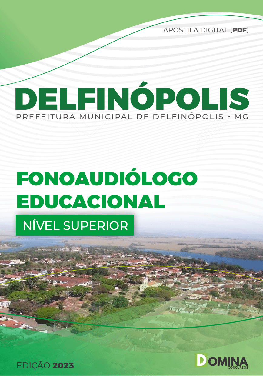 Apostila Pref Delfinópolis MG 2023 Fonoaudiólogo