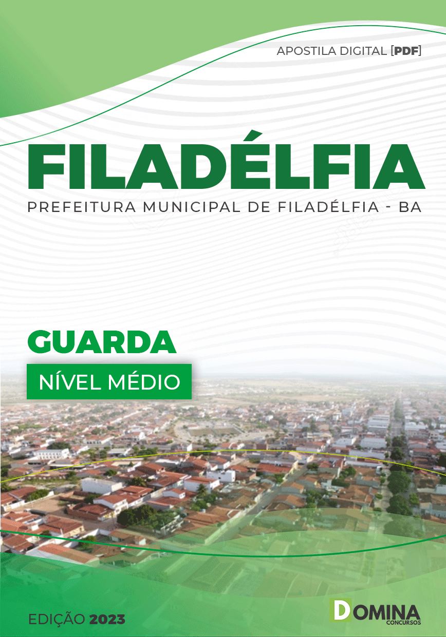 Apostila Digital Concurso Pref Filadélfia BA 2023 Guarda