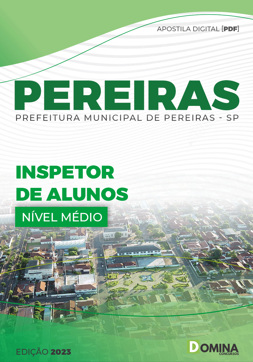 Apostila Concurso Pref Pereiras SP 2023 Inspetor Alunos