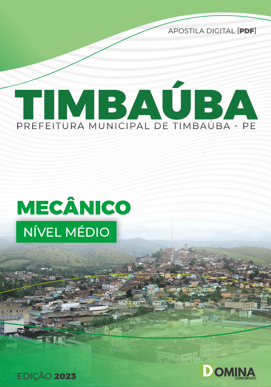 Apostila Concurso Pref Timbaúba PE 2023 Mecânico