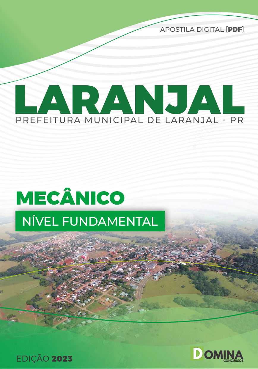 Apostila Digital Concurso Pref Laranjal PR 2023 Mecânico