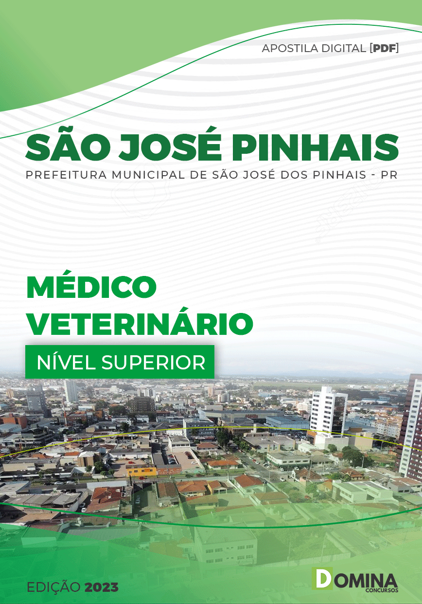 Apostila Pref São José Pinhais PR 2023 Médico Veterinário