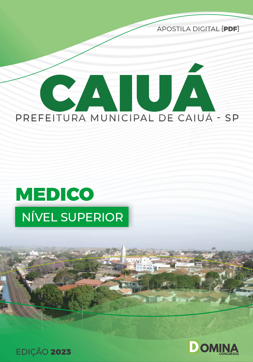 Apostila Digital Concurso Pref Caiuá SP 2023 Médico