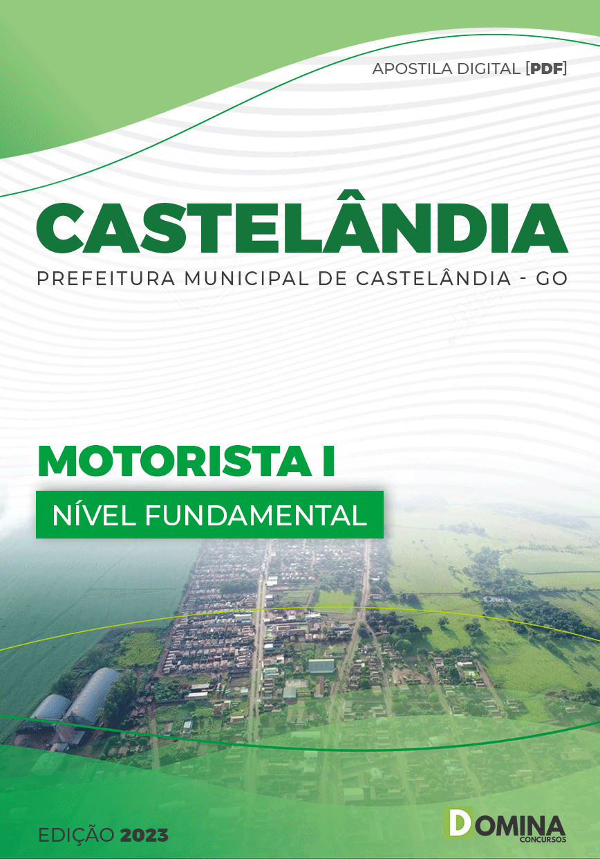Apostila Concurso Pref Castelândia GO 2023 Motorista I