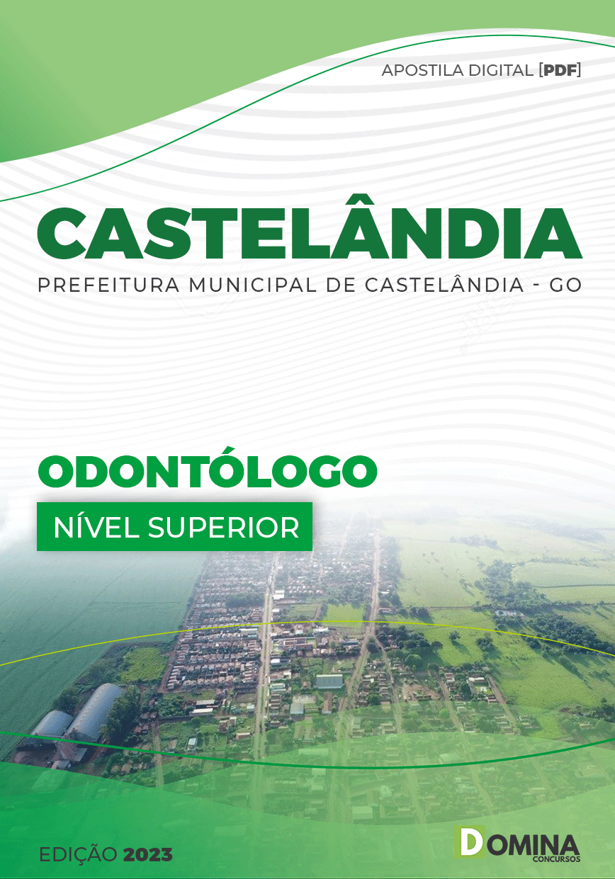 Apostila Digital Pref Castelândia GO 2023 Odontólogo