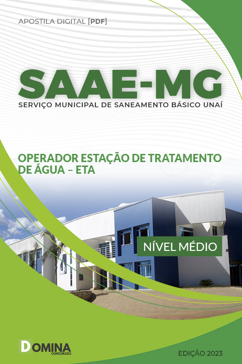 Apostila SAAE MG 2023 Operador Estação Tratamento Água ETA