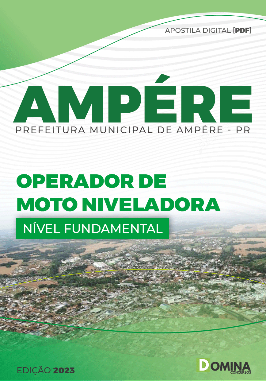 Apostila Pref Ampére PR 2023 Operador Motoniveladora