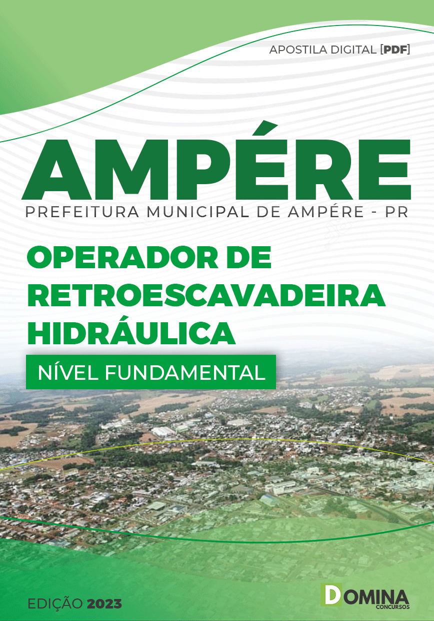 Apostila Pref Ampére PR 2023 Operador Retroescavadeira