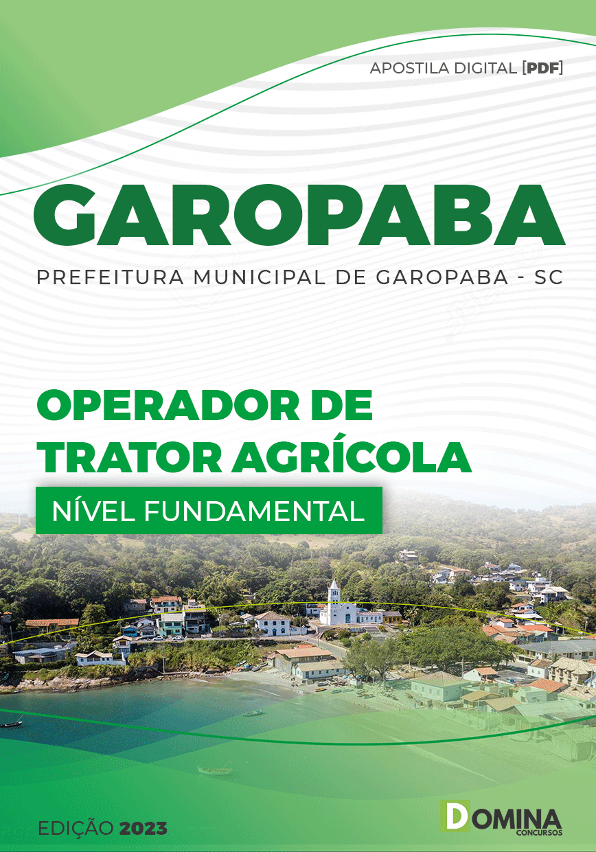 Apostila Pref Garopaba SC 2023 Operador Trator Agrícola