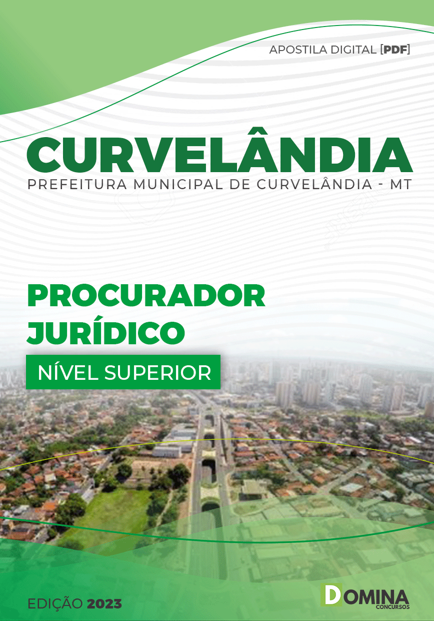 Apostila Pref Curvelândia MT 2023 Procurador Jurídico