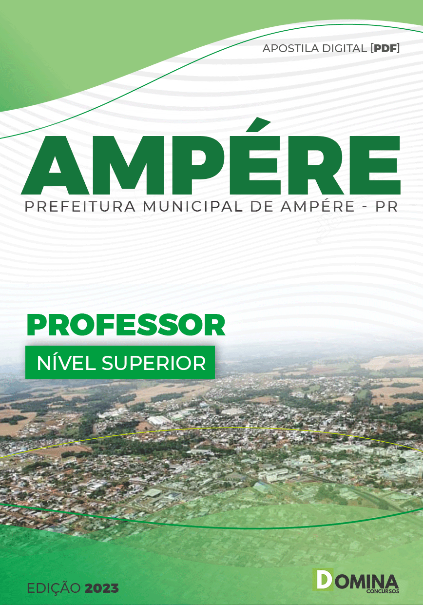 Apostila Concurso Pref Ampére PR 2023 Professor