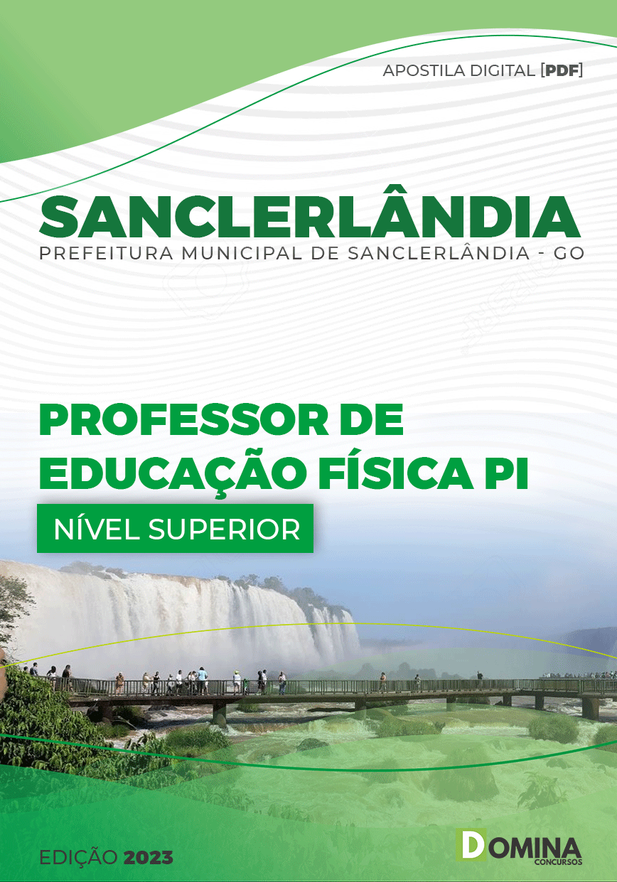 Apostila Pref Sanclerlândia GO 2023 Professor Educação Física